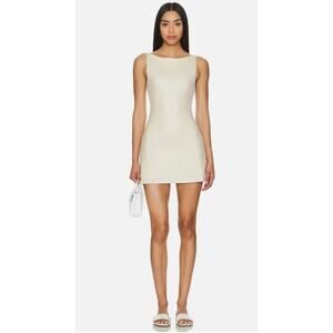 Nubyen Revolve Flower Market Skort Dress in Cream Size Small